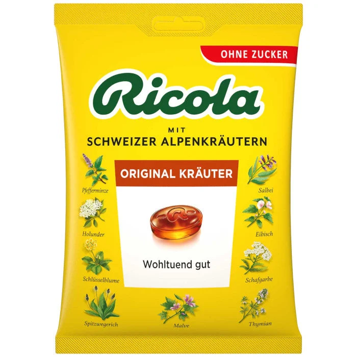 Ricola Original Schweizer Kräuterbonbons ohne Zucker 75g / 2.64oz