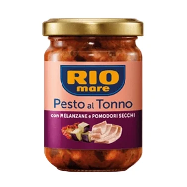 Rio Mare Tuna Pesto with Eggplant and Dried Tomatoes 130g