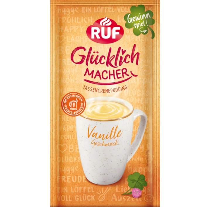 RUF Glücklichmacher Tassencremepudding Vanille 59g / 2.08oz