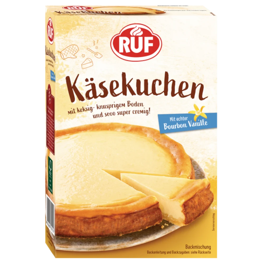 RUF Käsekuchen Bourbon Vanille Backmischung 570g / 20.1oz