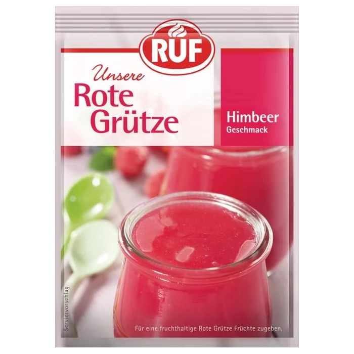 RUF Rote Grütze Himbeer Geschmack 3er Pack 120g / 4.23oz
