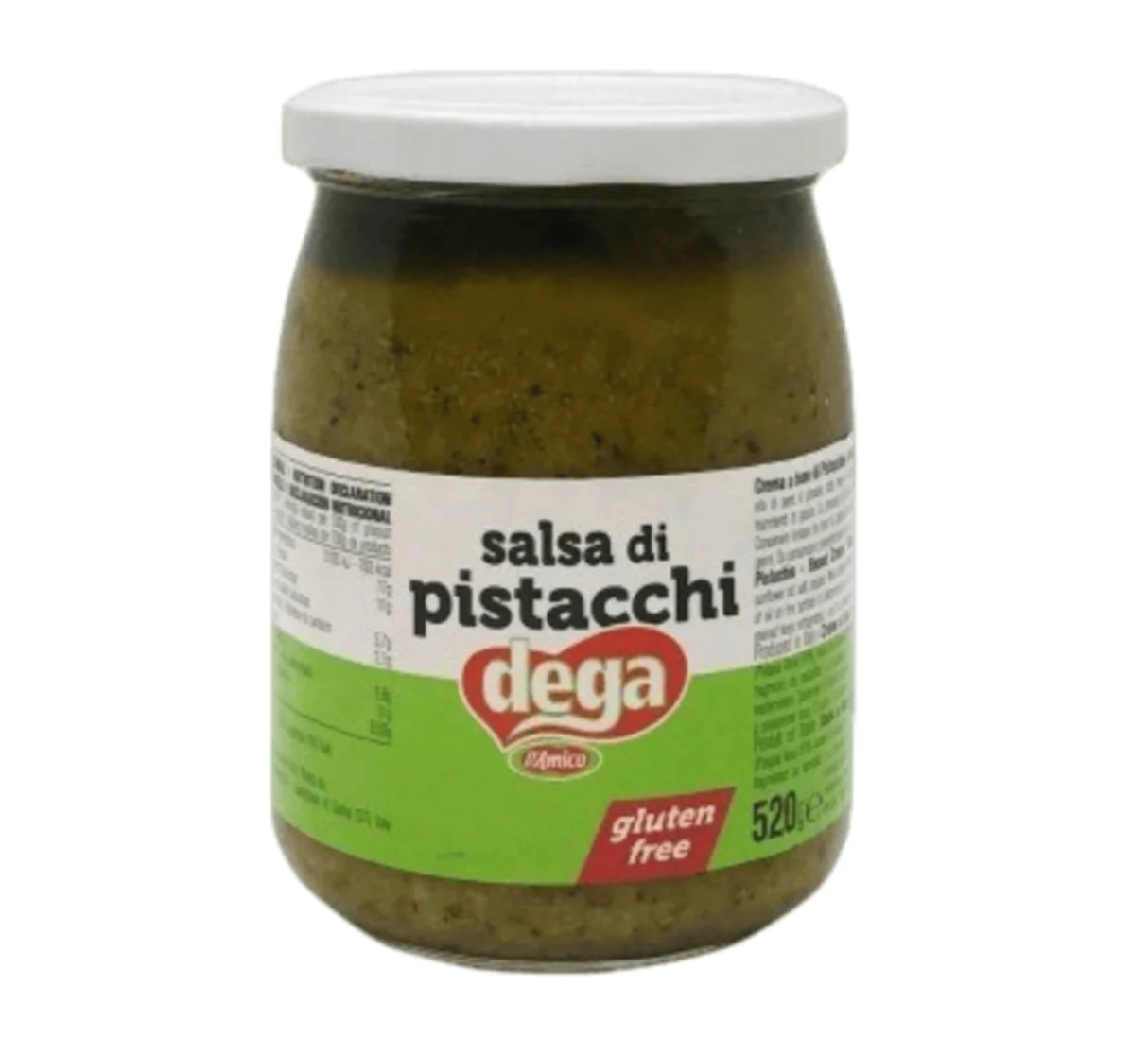 D'Amico Dega Salsa Di Pistacchio Pistachio Sauce 520g
