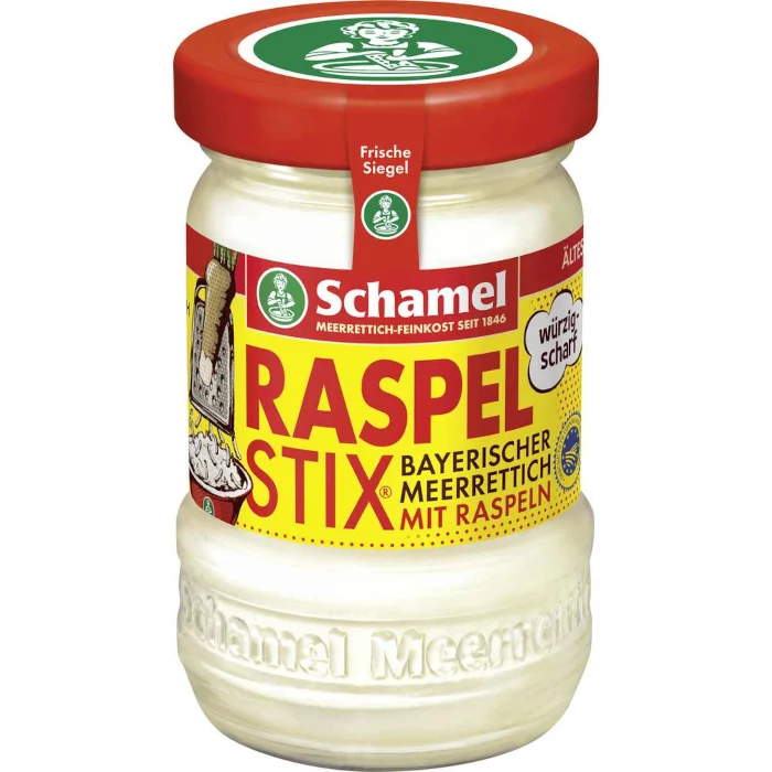 Schamel Meerrettich Raspelstix Würzig-Scharf 145g / 5.11oz