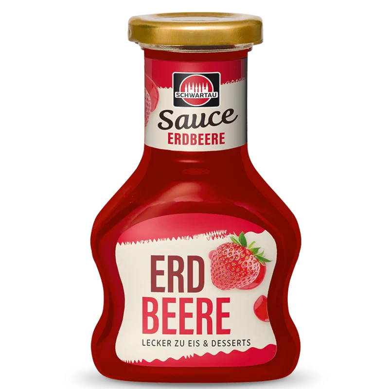 Schwartau Dessert-Sauce Erdbeere 125ml / 4.22fl.oz.