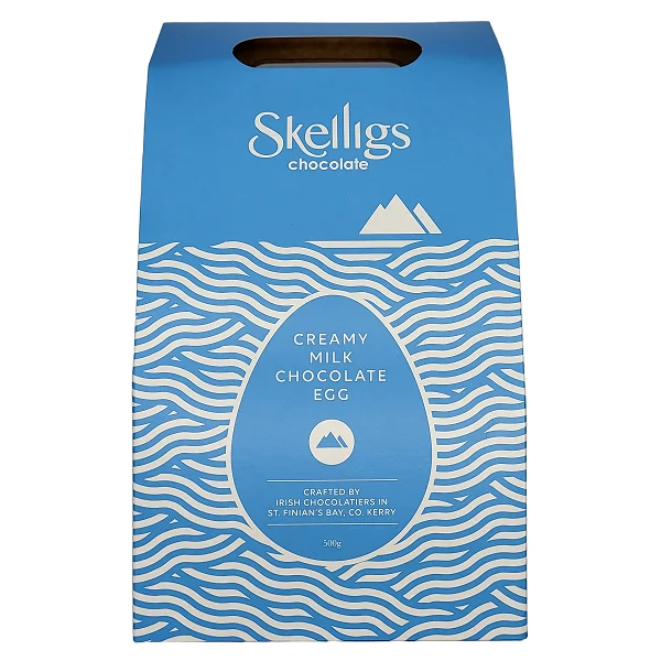Skelligs Chocolate Creamy Milk Chocolate Easter Egg 500g