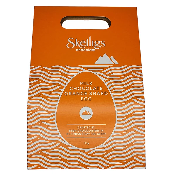 Skelligs Chocolate Milk Chocolate Orange Shard Easter Egg 175g