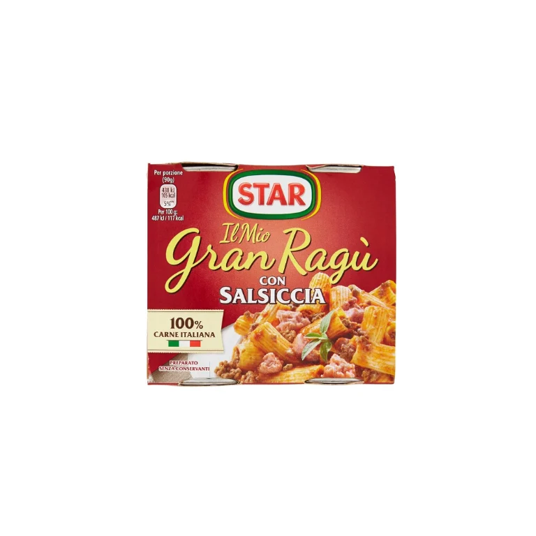 Star Gran Ragù with Sausage Sauce 2x180g