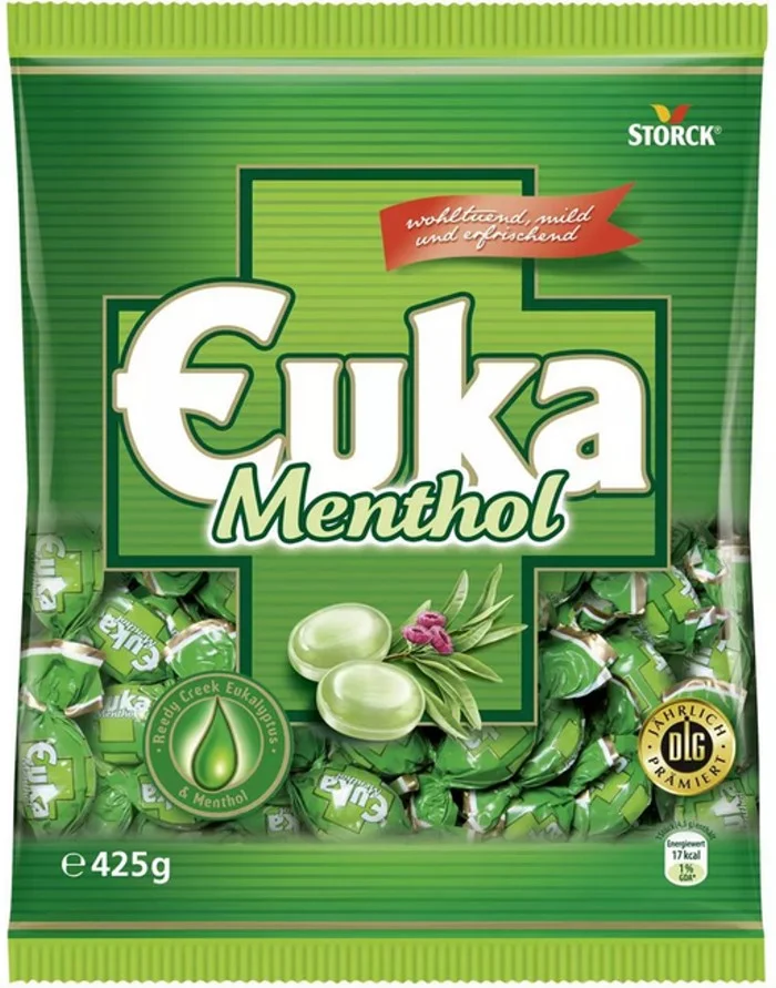 Storck Euka Menthol erfrischende Menthol Bonbons 425g