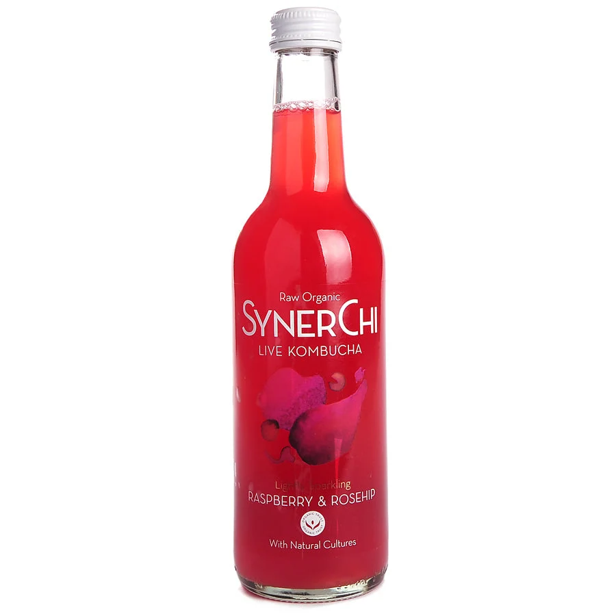 SynerChi Raspberry & Rosehip Kombucha 330ml
