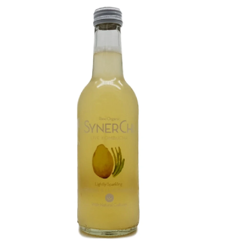 SynerChi Sparkling Kombucha Ginger & Lemongrass 330ml