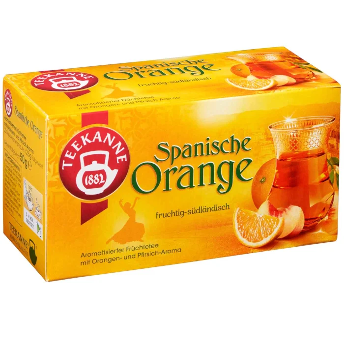 Teekanne Ländertee Spanische Orange 20 Teebeutel