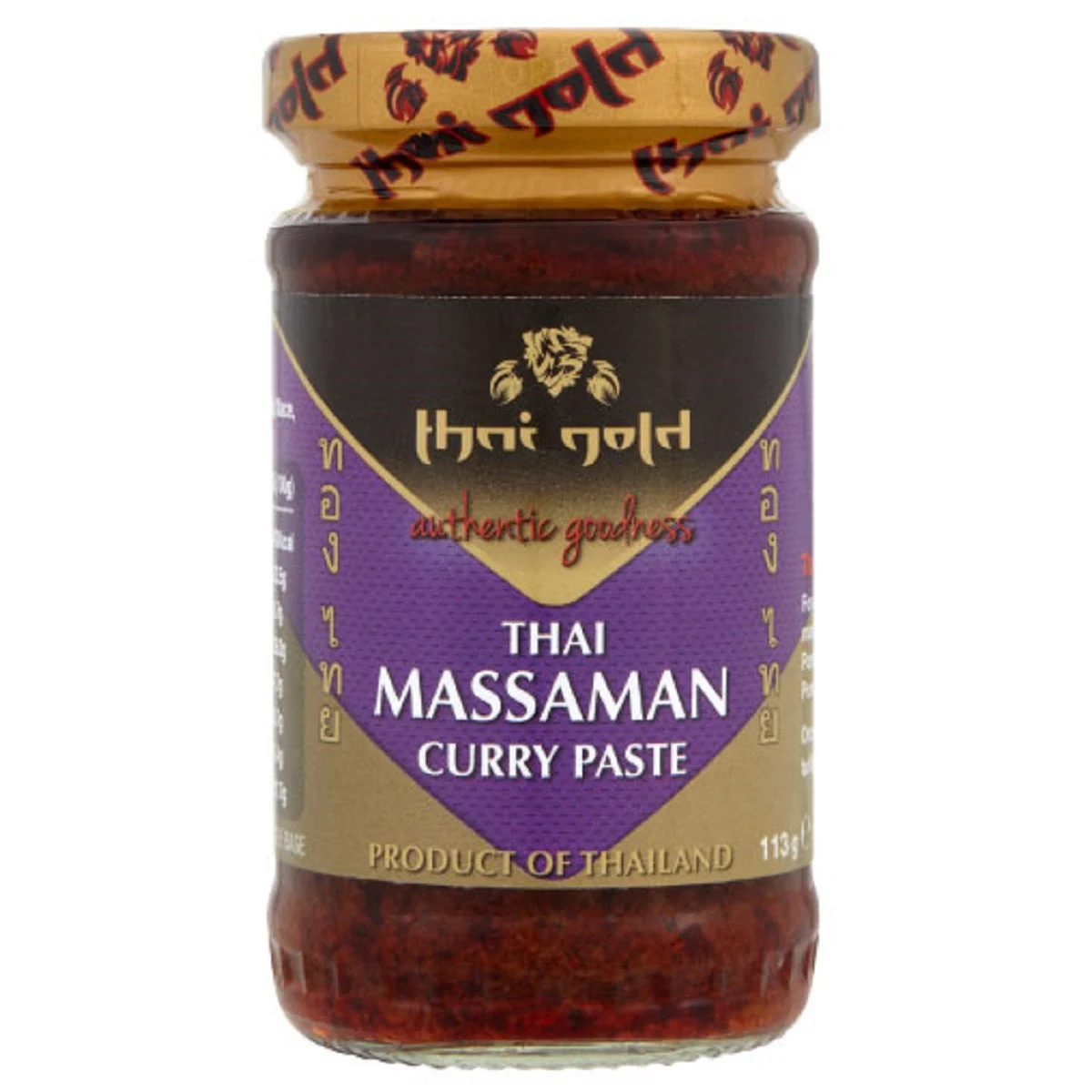 Thai Gold Thai Massaman Curry Paste 113g
