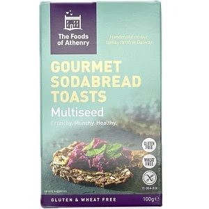 The Foods of Athenry Gourmet Sodabread Toasts Multiseed 100g