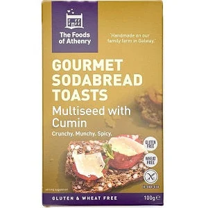 The Foods of Athenry Gourmet Sodabread Toasts Multiseed with Cumin 100g