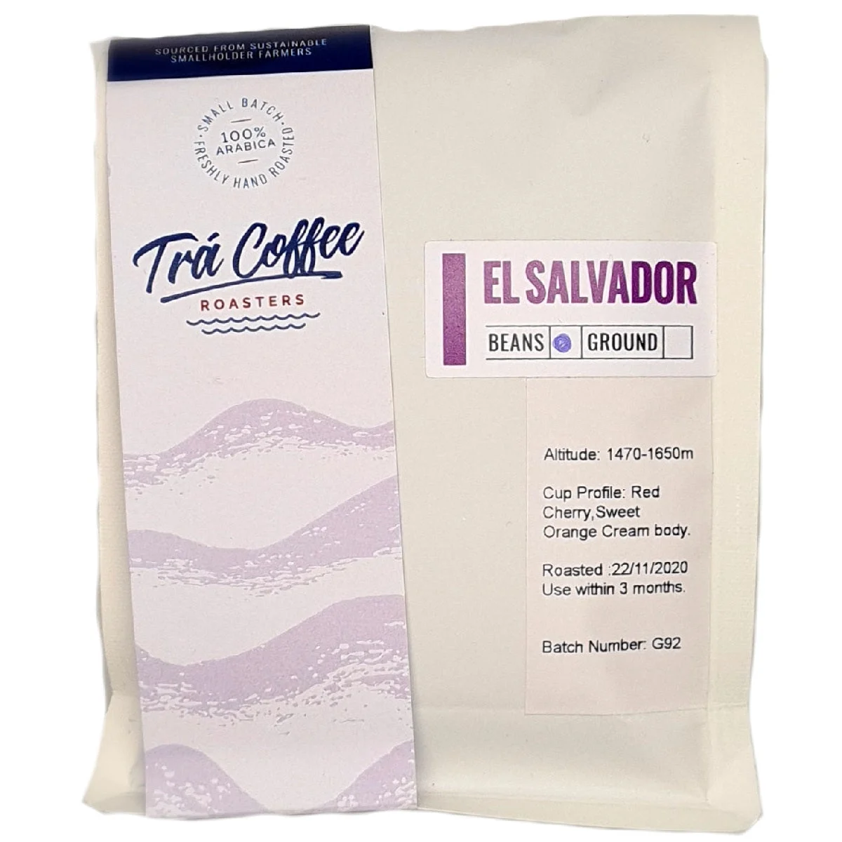 Trá Coffee Roasters El Salvador Beans 250g