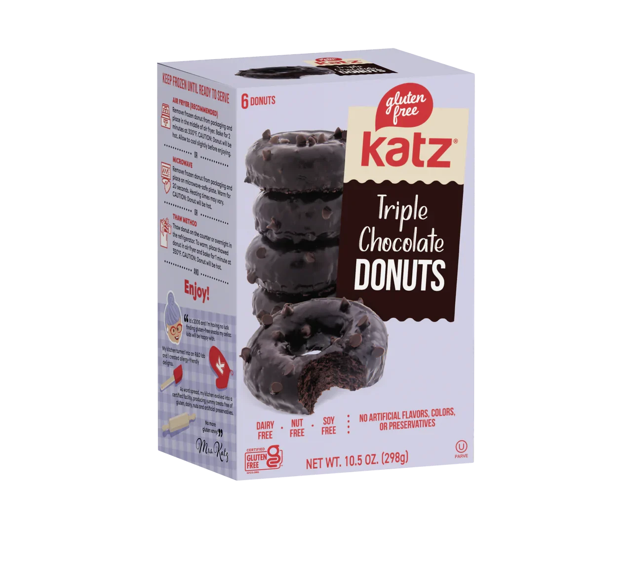 Katz Gluten Free Triple Chocolate Donuts