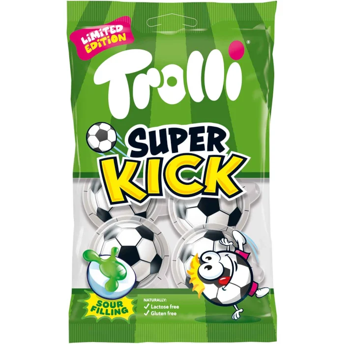 Trolli Fruchtgummi Super Kick 4 Stück 75g