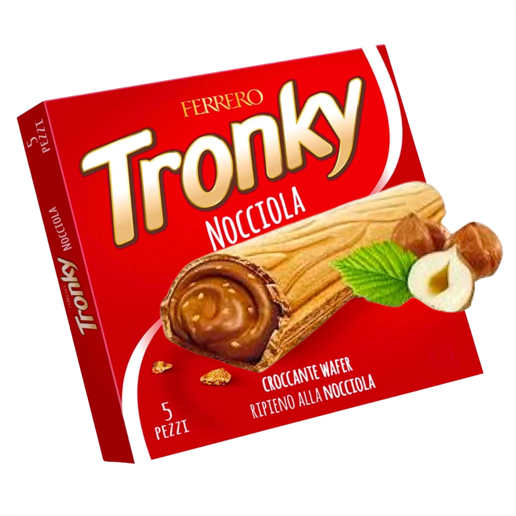 Tronky Ferrero Chocolate Wafers with Hazelnuts 5 Bars