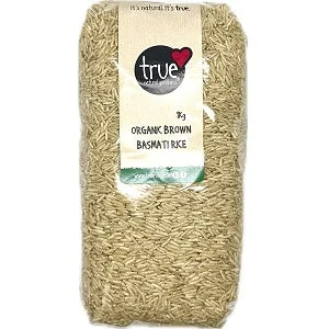 True Natural Goodness Organic Brown Basmati Rice 1kg
