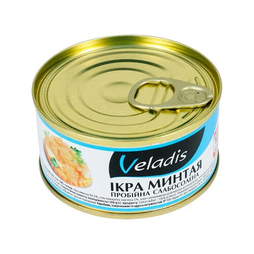 VELADIS Alaska Pollock (Mintai) Breakout Roe, Slightly Salted 120g/24pack