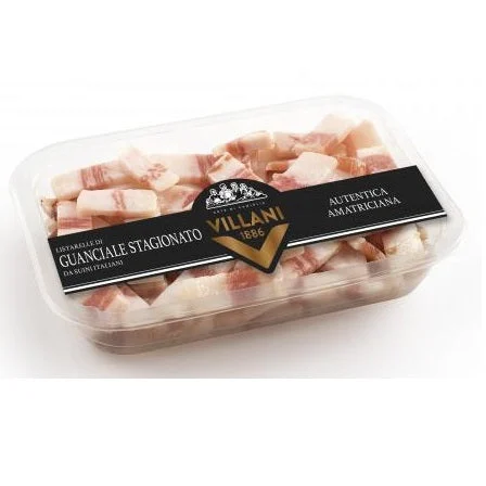 Villani 1886 Guanciale Stagionato Pork Cheeks Strips 120g