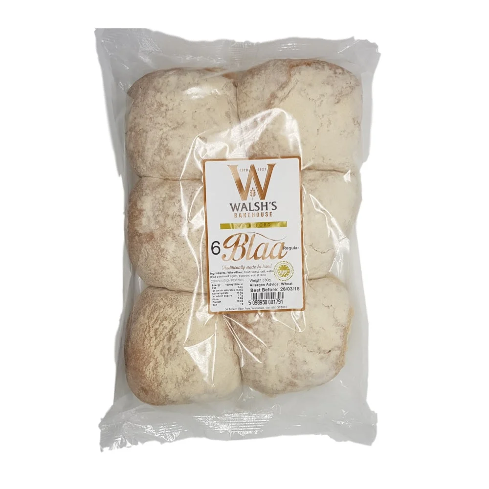 Walsh's Bakehouse Blaa 6 pack regular