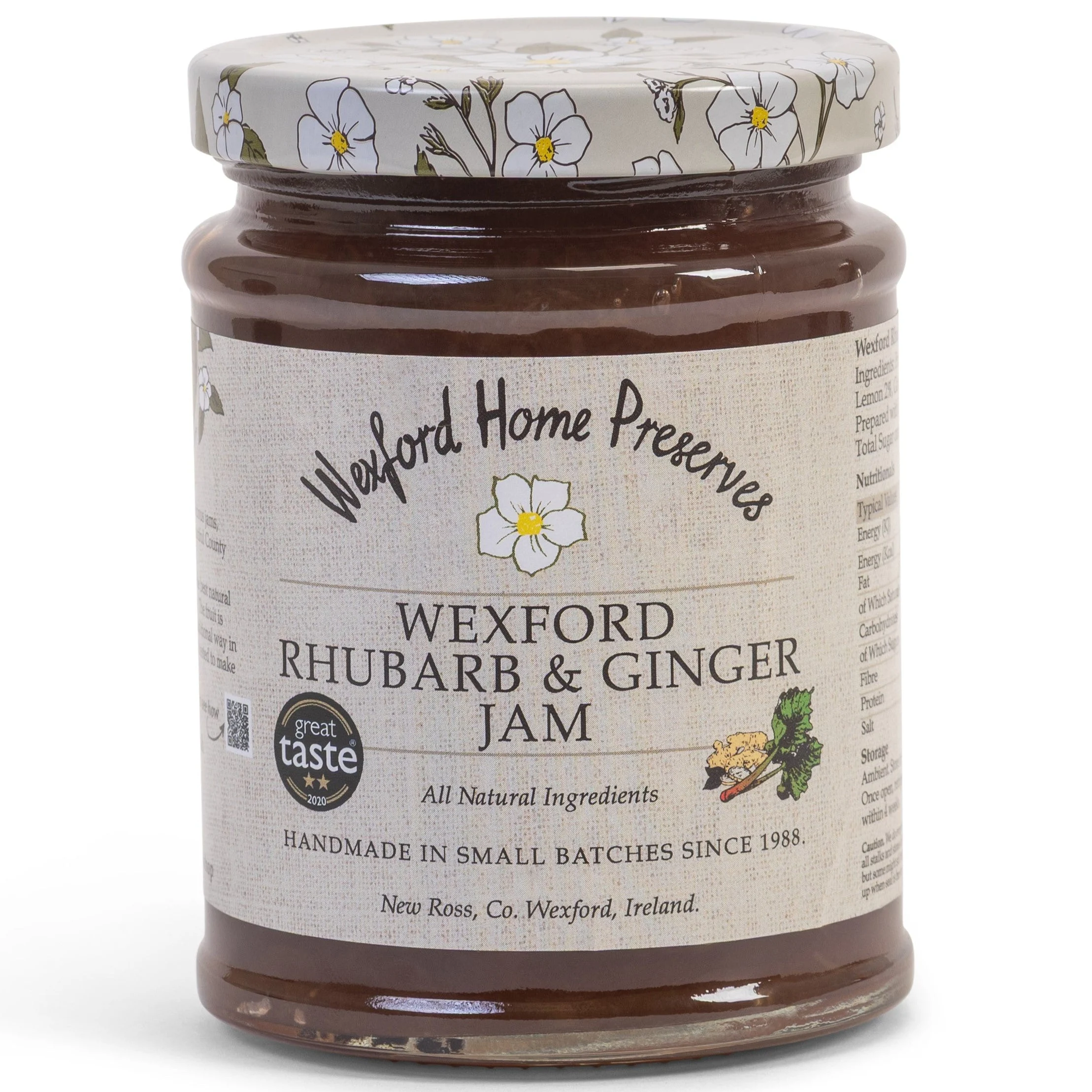 Wexford Home Preserves Wexford Rhubarb & Ginger Jam 340g