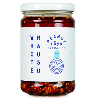 White Mausu Peanut Rayu Extra Hot 240g