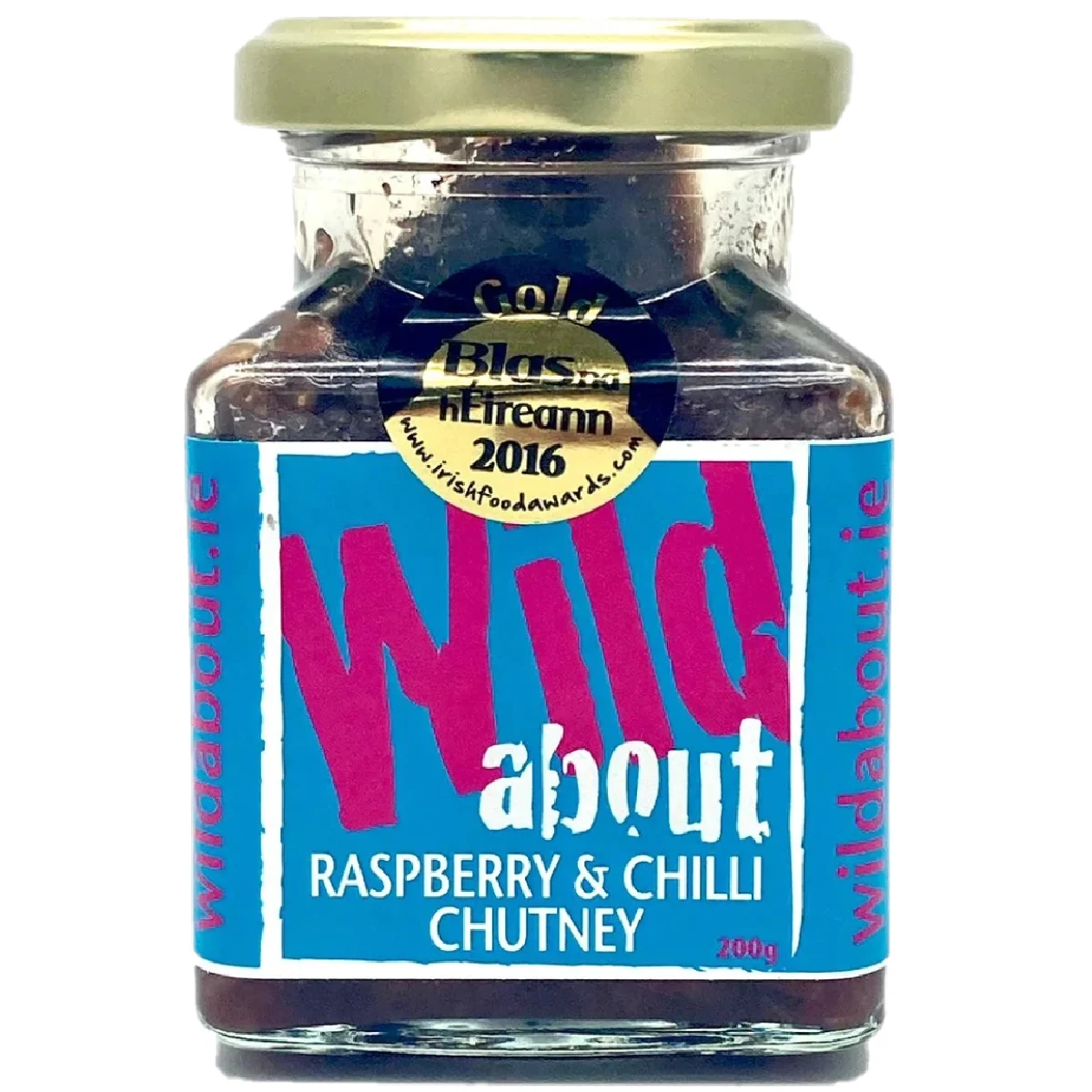 Wild About Raspberry & Chilli Chutney 200g