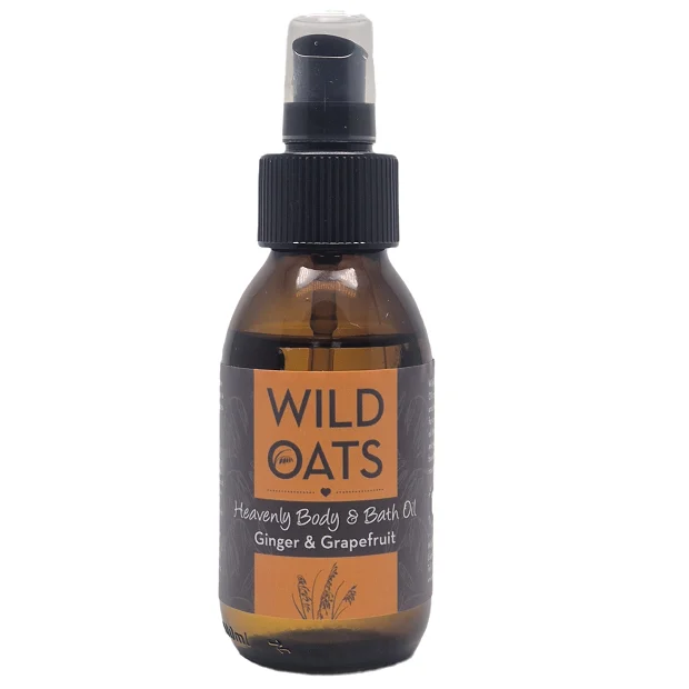Wild Oats Heavenly Body & Bath Oil Ginger & Grapefruit 100ml