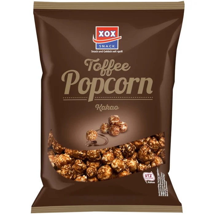 XOX Popcorn Toffee Kakao 125g / 4.4oz