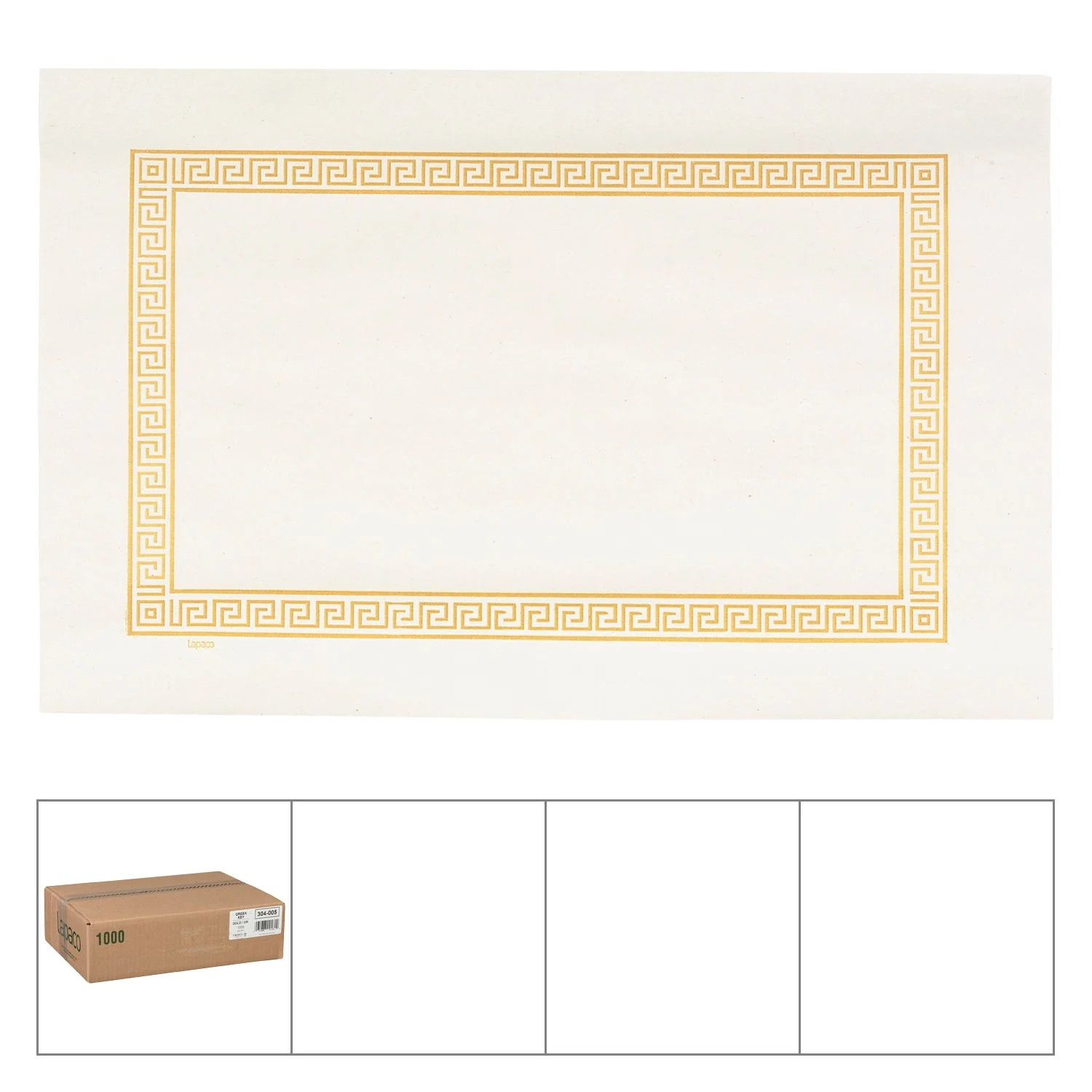 Placemat Greek Key Gold Econo