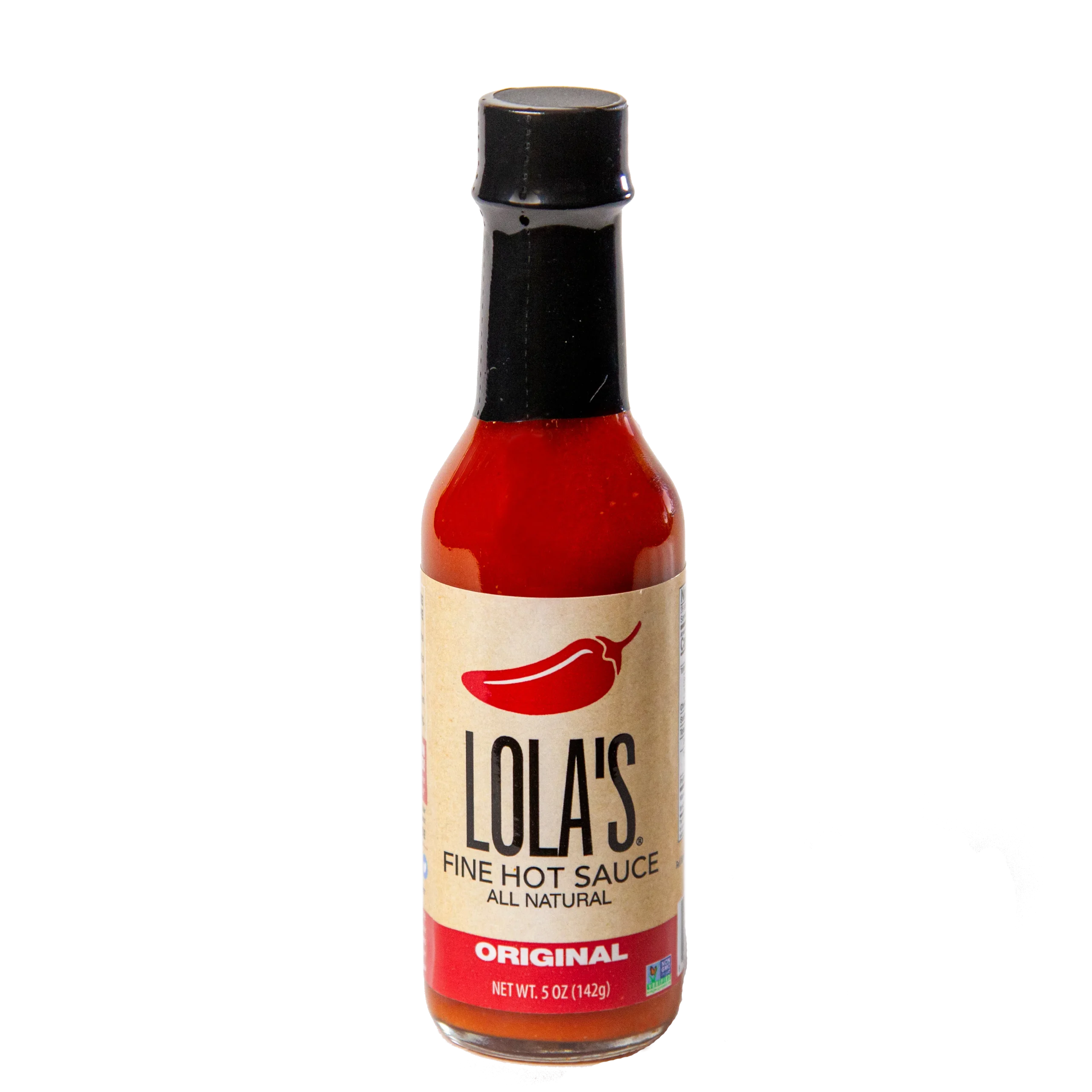 Lola's Fine Hot Sauce Original 5 Ounce Size - 12 Per Case.