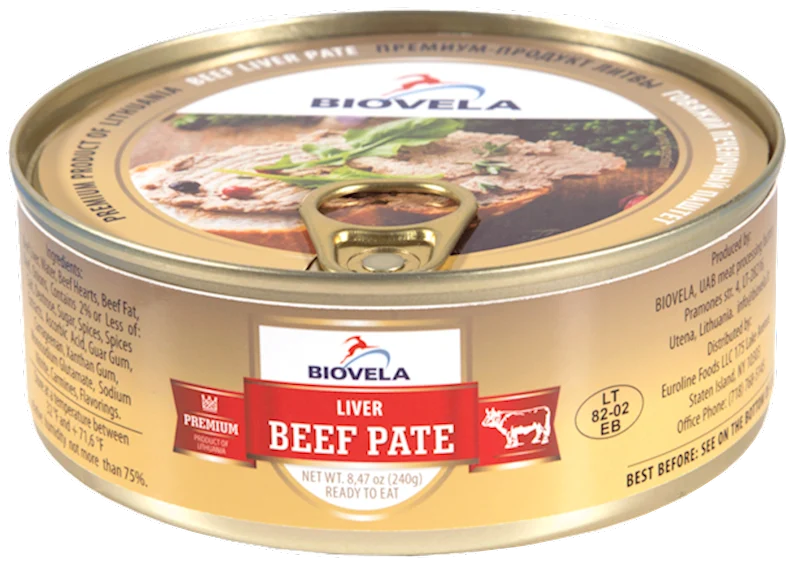 BIOVELA Beef Liver Pate 240g/24pack