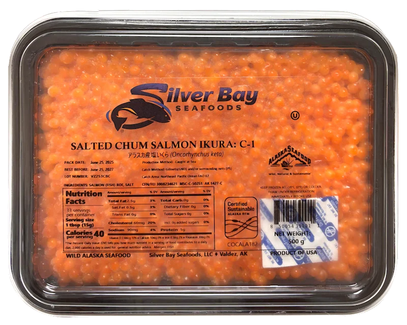 SILVER BAY Chum Salmon Caviar Grade C1
