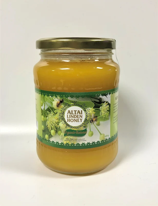ALTAI Organic Raw Linden Honey 908g/3pack