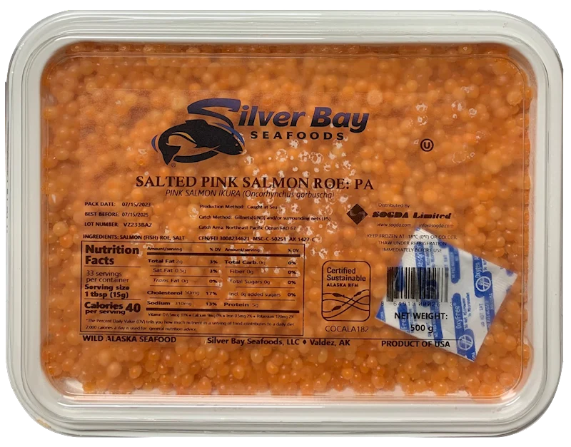 SILVER BAY Pink Salmon Caviar Grade PA 500g