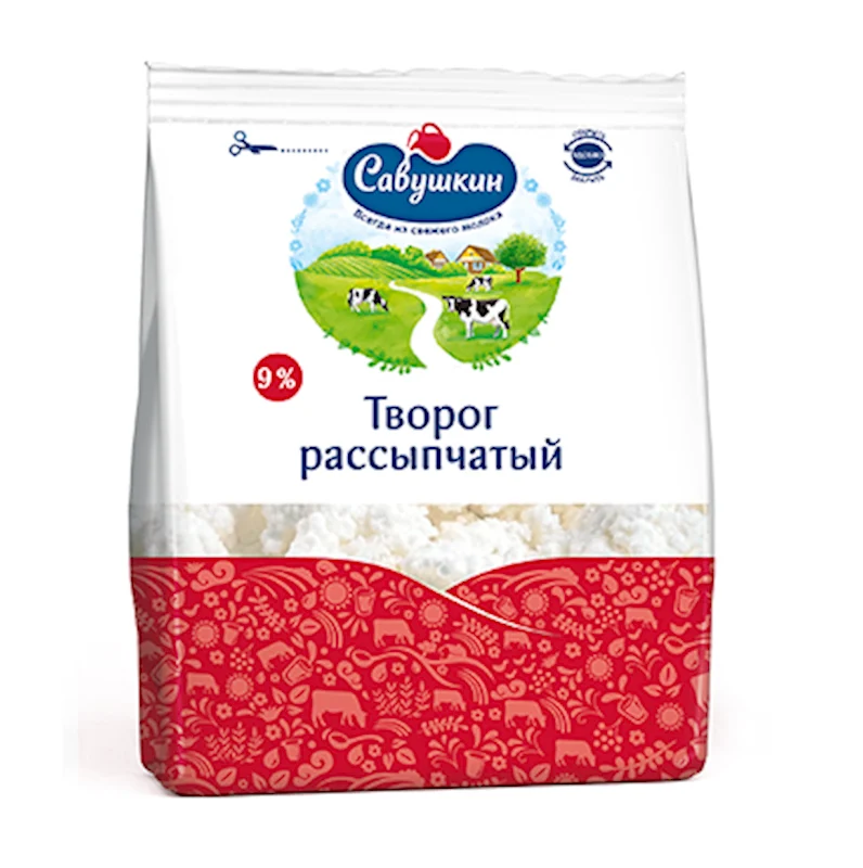 SAVUSHKIN Farmer Cheese Curd 9%