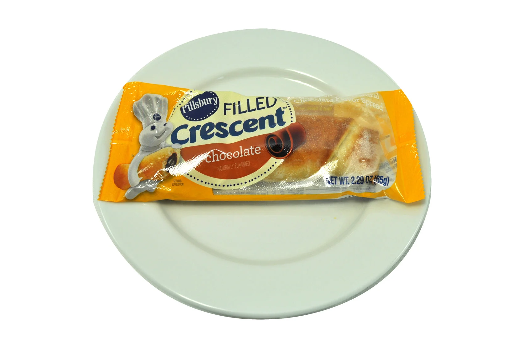 Pillsbury Frozen Filled Crescent Chocolate 2.29 Ounce Size - 72 Per Case.
