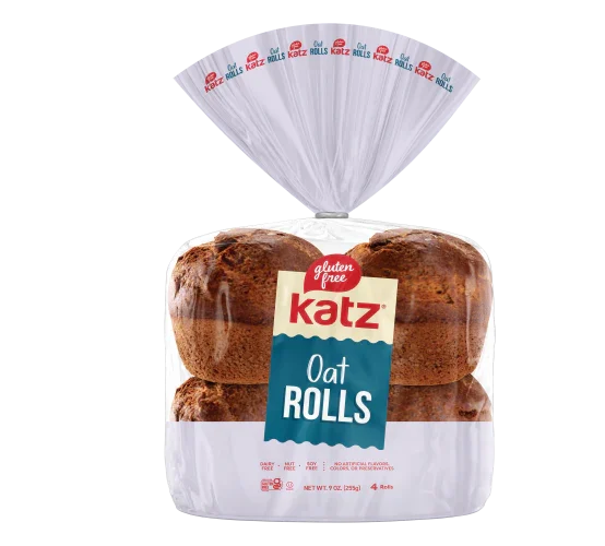 Katz Oat Challah Rolls - Gluten Free