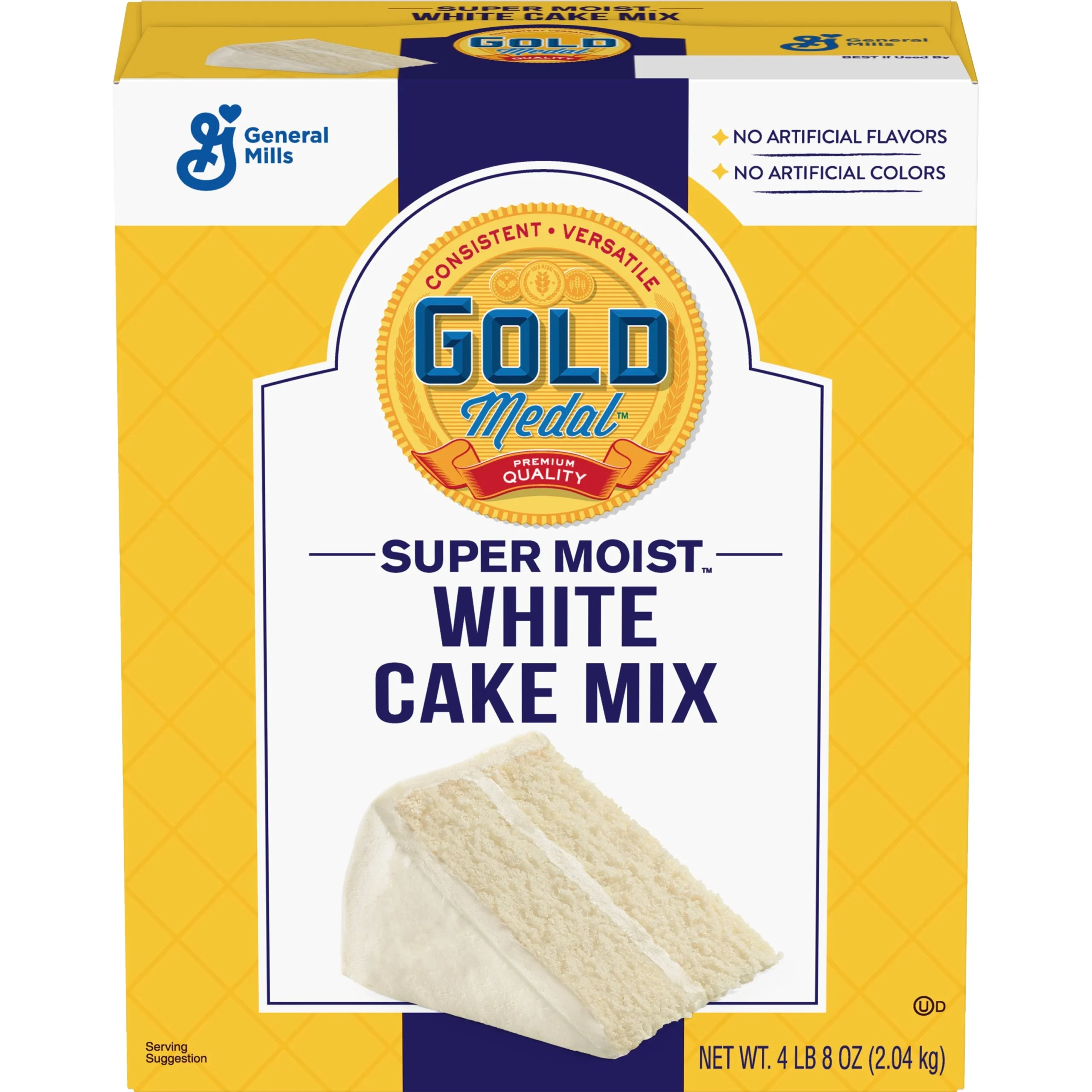 Gold Medal Cake Mix Super Moist White 4.5 Pound Each - 6 Per Case.