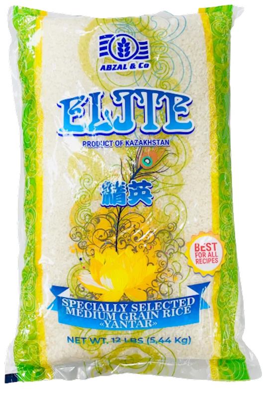 ELITE Yantar Medium Grain Rice 12lbs