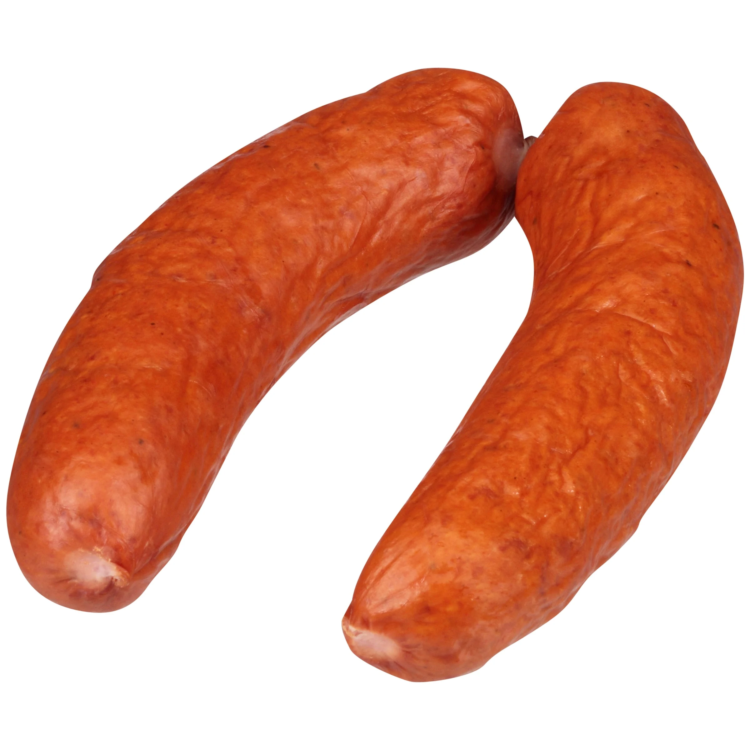Johnsonville Cooked Natural Casing Smoked Andouille Pork & Beef Sausage 6 Inch  Links 5 Pound Each - 2 Per Case.