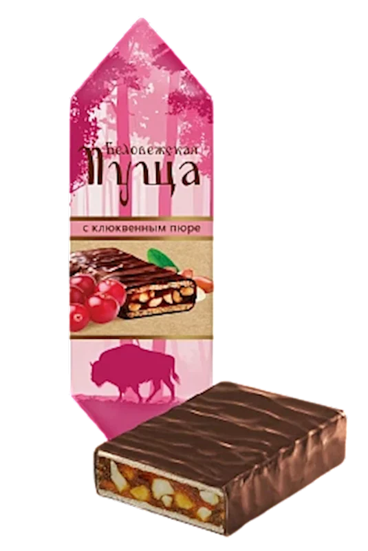 KOMMUNARKA Belovezhskaya Pusha Chocolate Candy with Cranberry Puree 6.6lbs