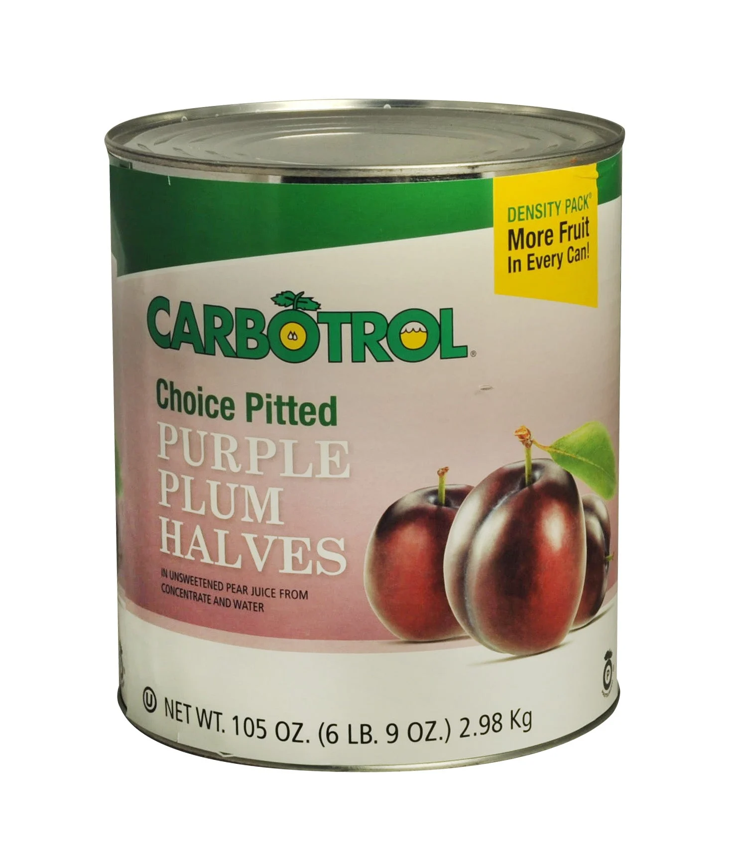 Plum Halves Can 105 Ounce Size - 6 Per Case.