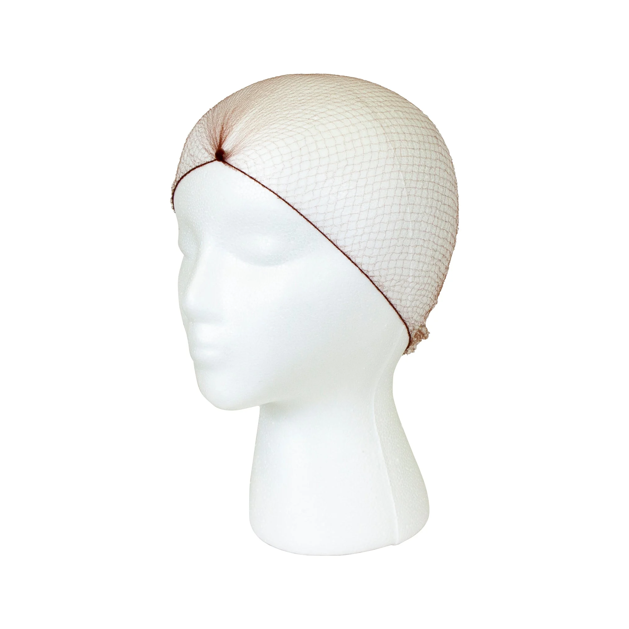 Neatgards Nylon Dark Brown Large Light Weight Hairnet 10 - 144 - 144 Ea