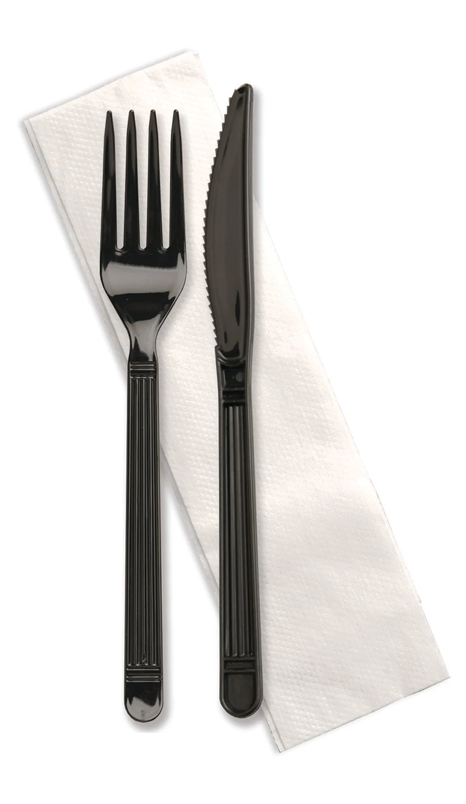 Forum Ebony Forkknife Napkin 250 Each - 250 Per Case.