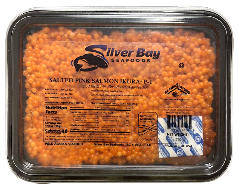SILVER BAY Pink Salmon Caviar Grade P1 250g