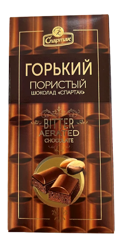 SPARTAK Aerated Bitter Dark Chocolate Bar 70g/13pack
