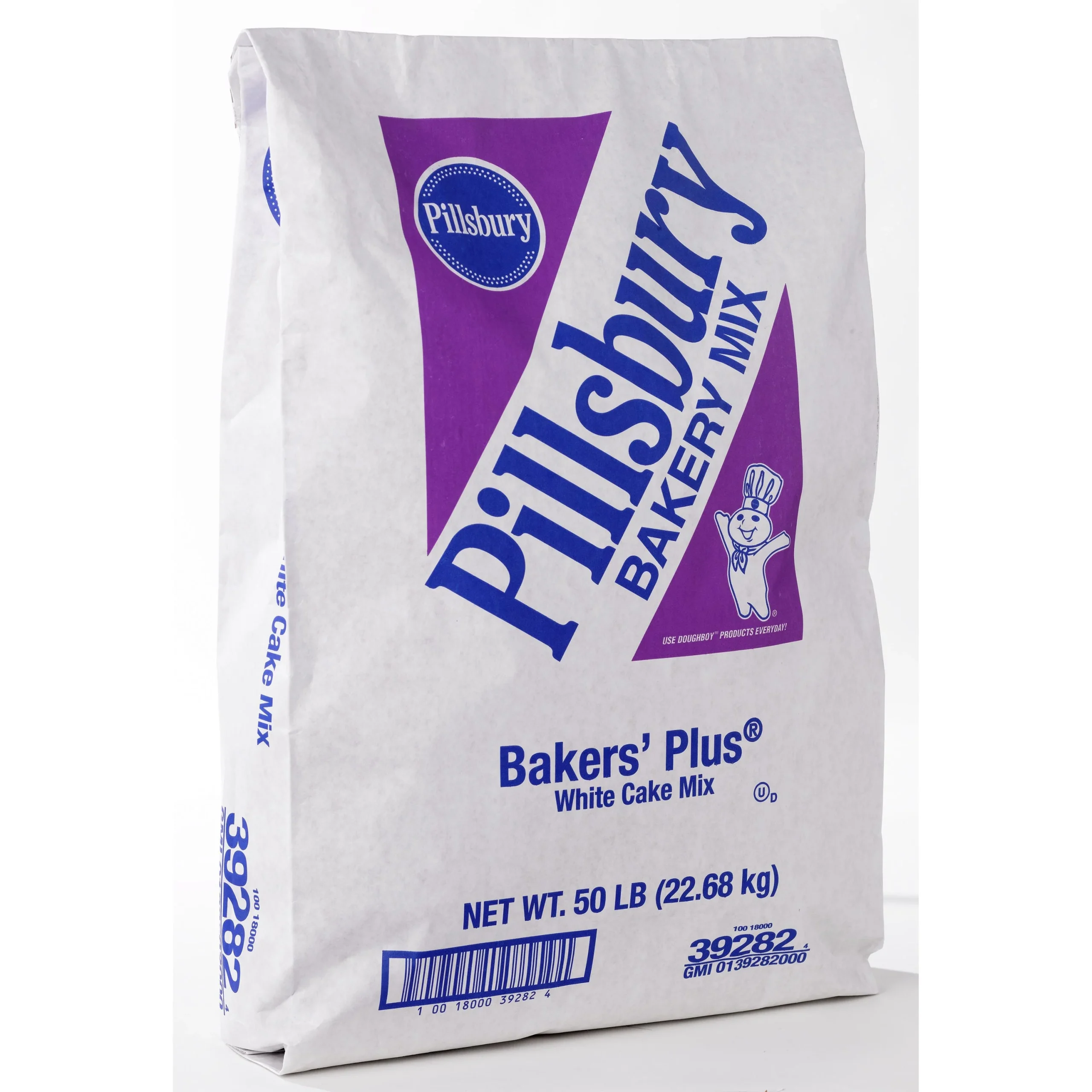 Pillsbury Bakers' Plus Cake Mix With hite 50 Pound Each - 1 Per Case.